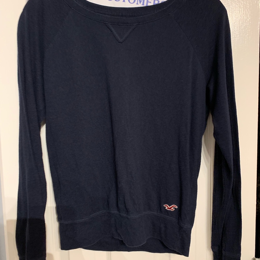 Blue long sleeve shirt navy